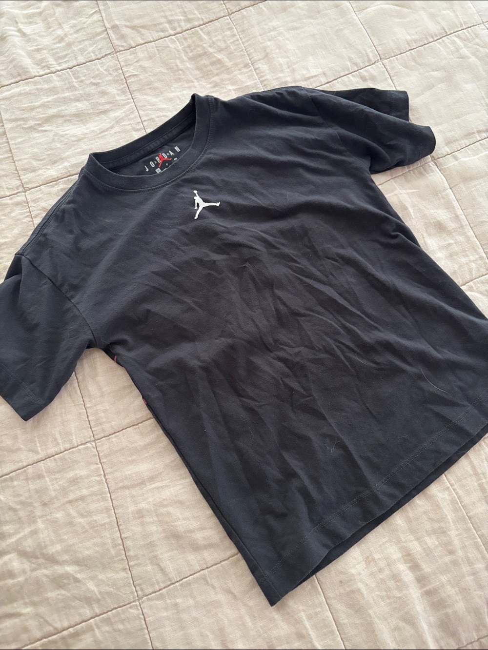 Jordan Girls Black Jumpman Logo T-Shirt
